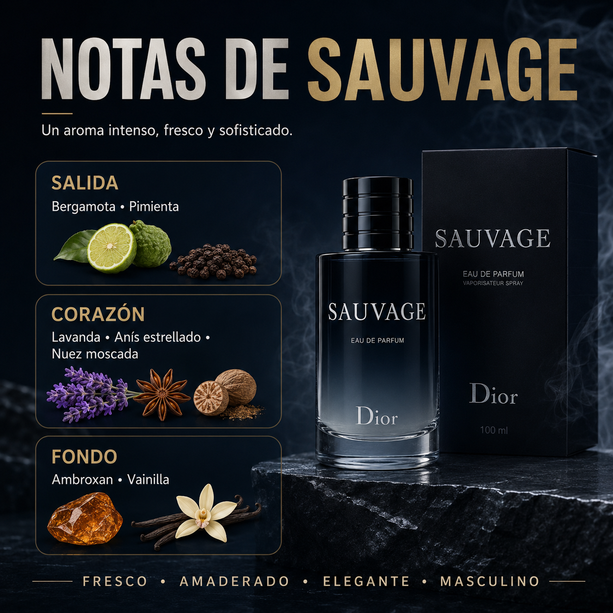 PERFUME SANTAL 33 + SAUVAGE