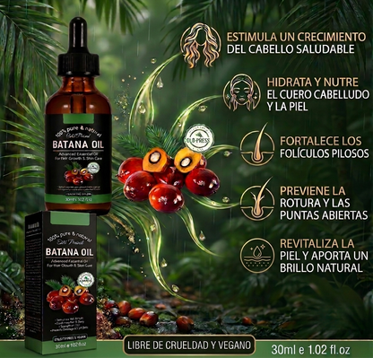 Aceite de Batana 100% Puro y Natural - Crecimiento y Cuidado del Cabello