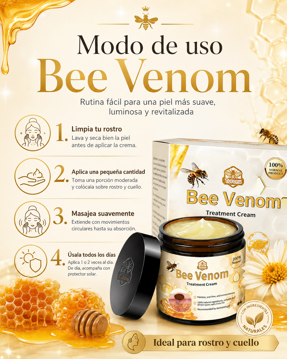 Crema Facial Bee Venom