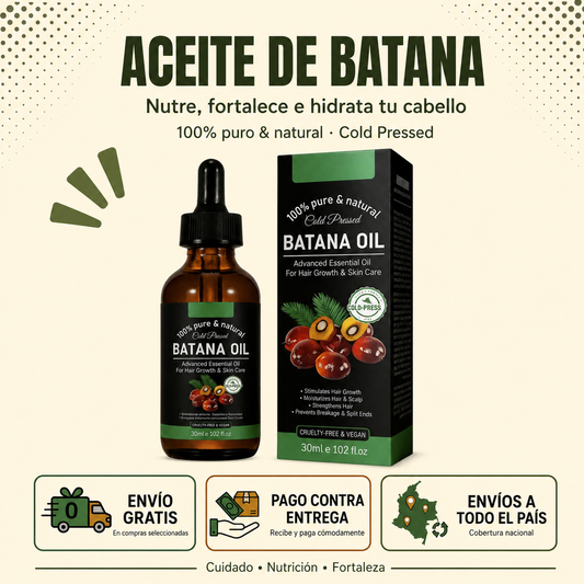 Aceite de Batana 100% Puro y Natural - Crecimiento y Cuidado del Cabello